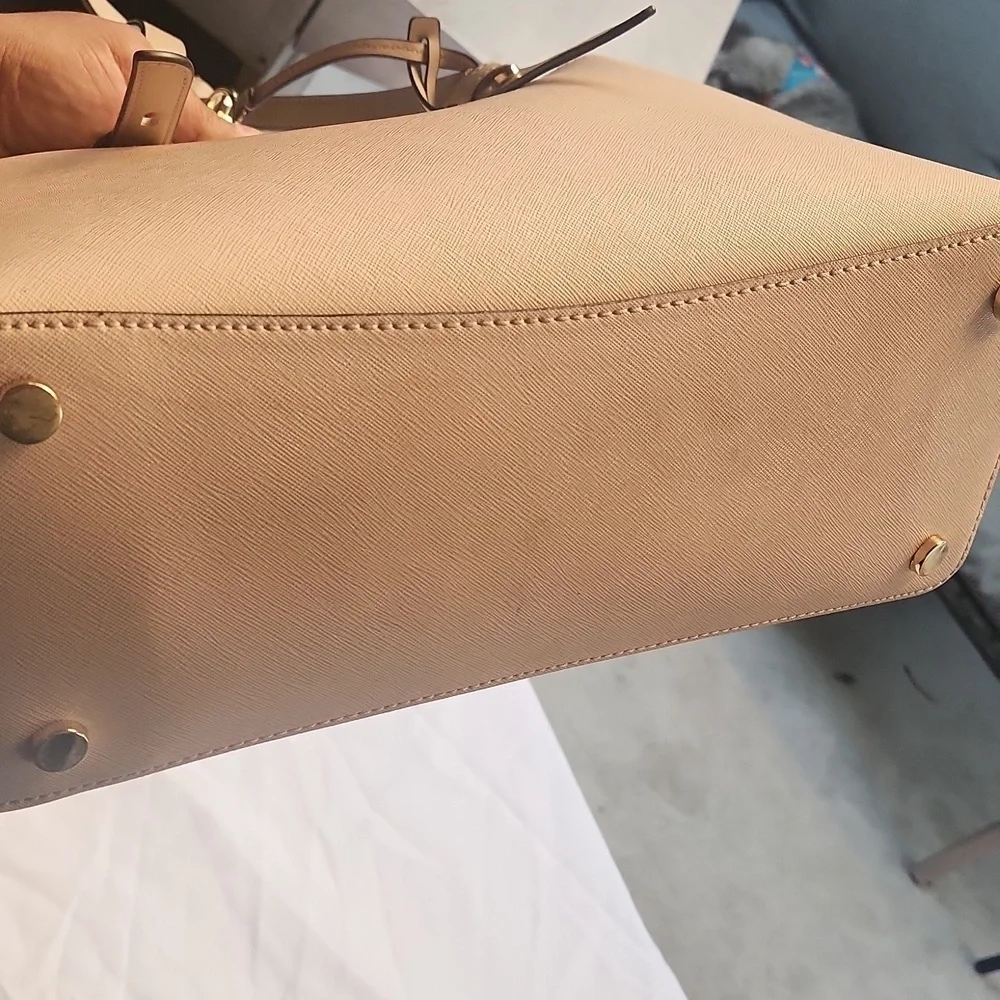 Michael Kors Tan Leather Tote Bag